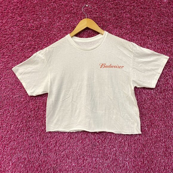 World Renowned Budweiser King Of Beers Crop Top Promo T-Shirt small - Picture 2 of 4